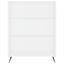 højskab 69,5x34x180 cm konstrueret træ hvid
