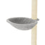 kradsetræ med sisalkradsestolper 95 cm lysegrå