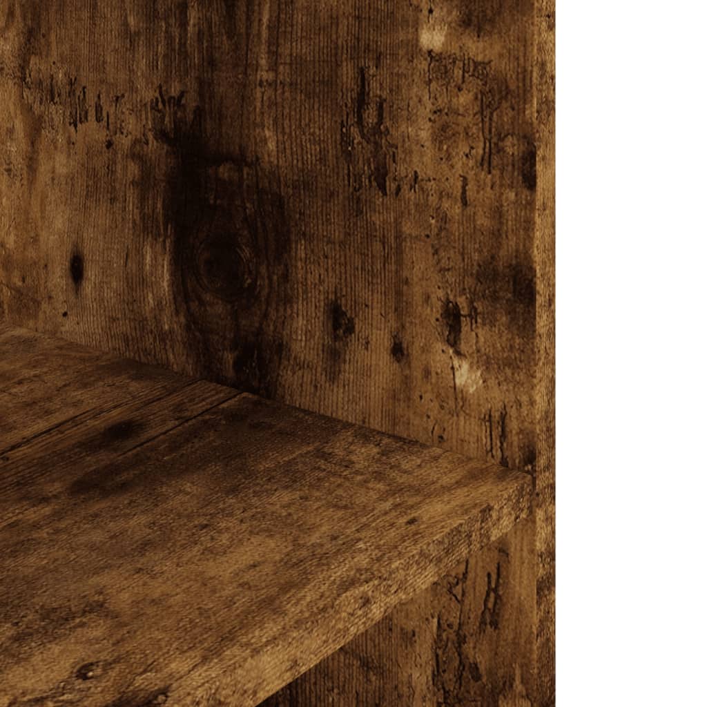 akvariestativ røget eg 60x30x60 cm konstrueret træ