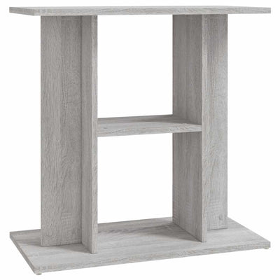 akvariestativ grå Sonoma 60x30x60 cm konstrueret træ