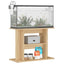 akvariebord 80x35x60 cm konstrueret træ sonoma-eg