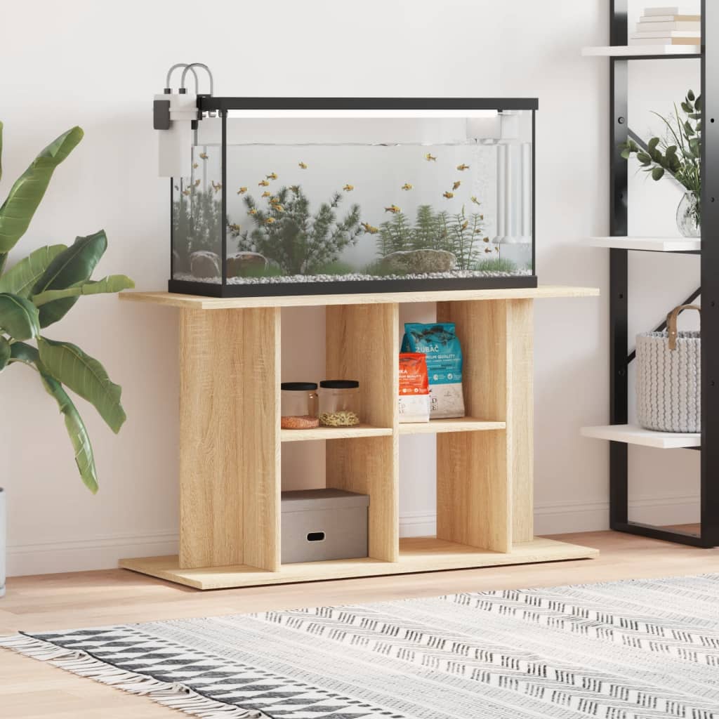 akvariestativ Sonoma eg 100x40x60 cm konstrueret træ billede