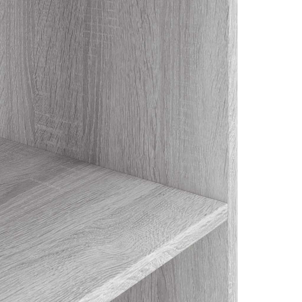 akvariebord 100x40x60 cm konstrueret træ grå sonoma-eg