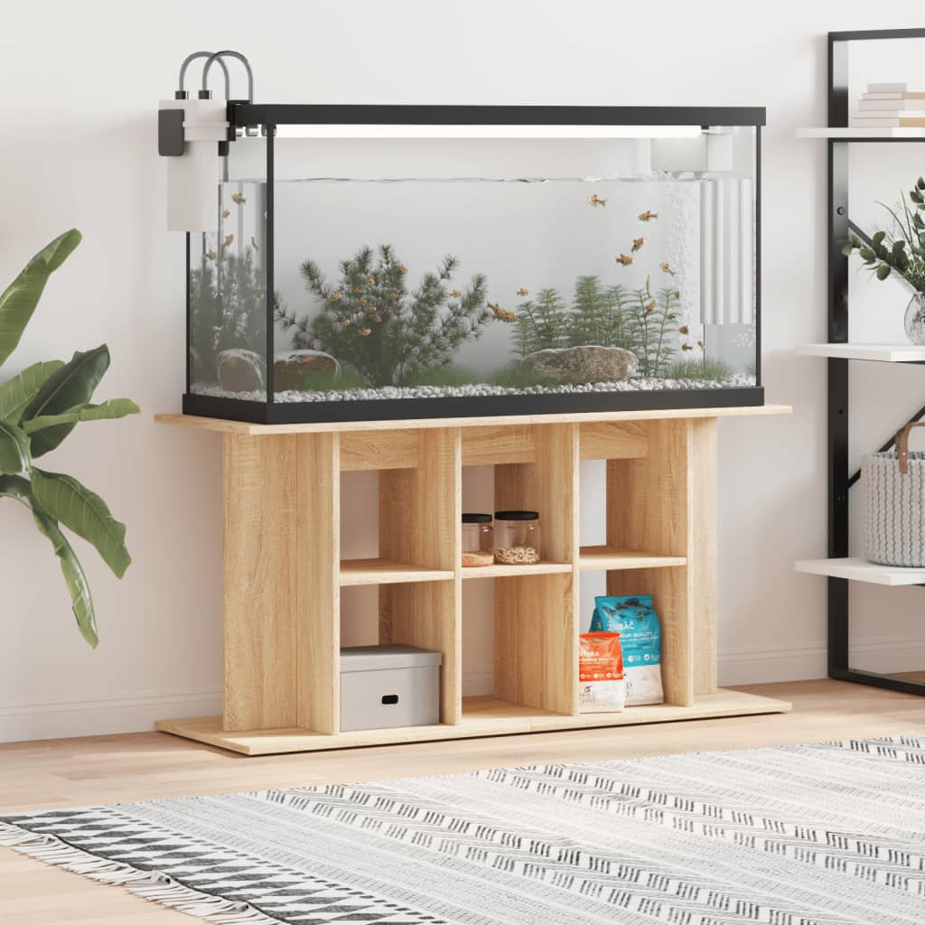 akvariestativ Sonoma eg 120x40x60 cm konstrueret træ billede