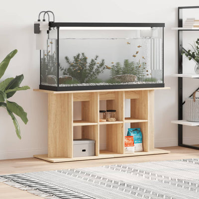 akvariestativ Sonoma eg 120x40x60 cm konstrueret træ