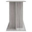 akvariebord 120x40x60 cm konstrueret træ grå sonoma-eg