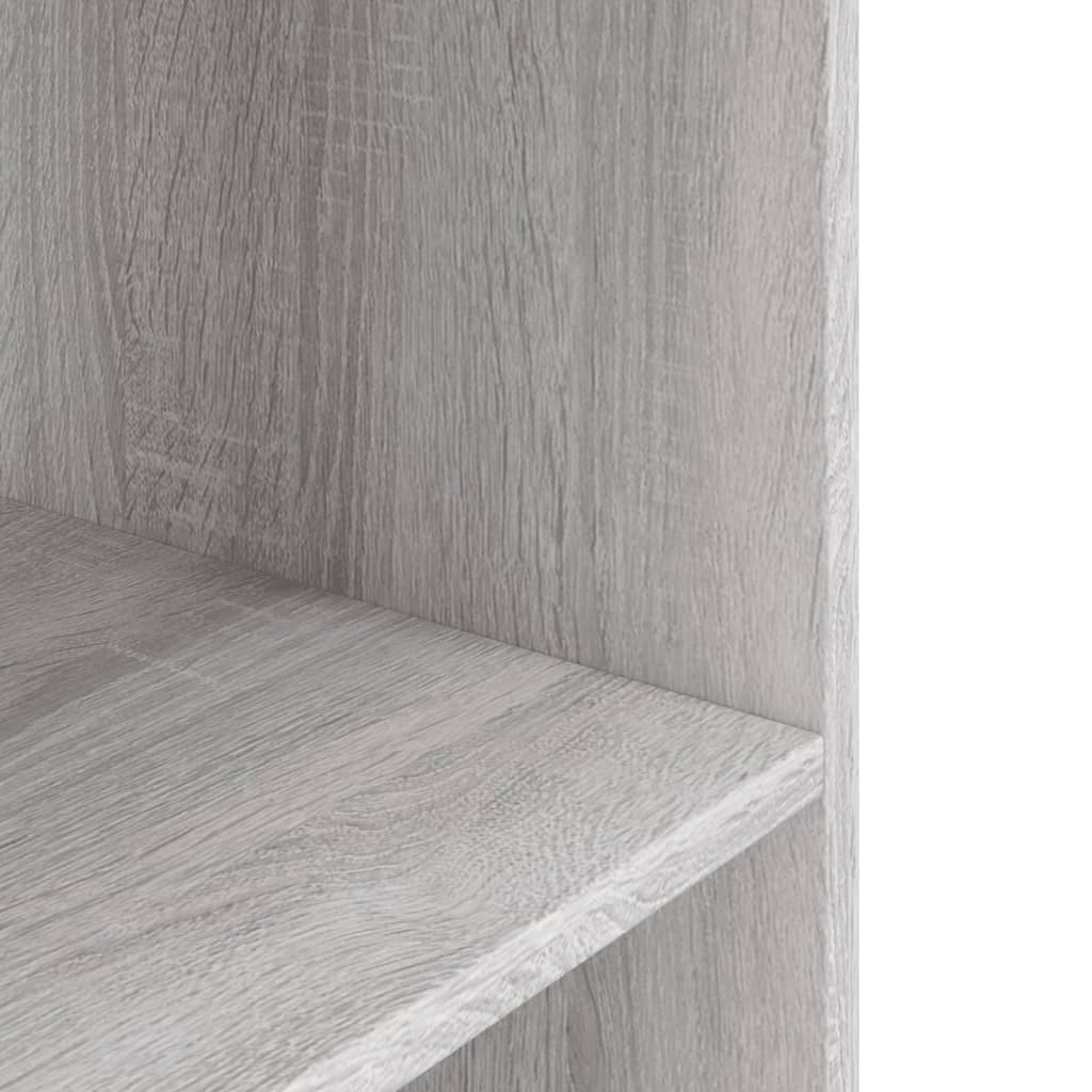 akvariebord 120x40x60 cm konstrueret træ grå sonoma-eg