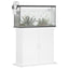 akvariebord 81x36x73 cm konstrueret træ hvid