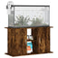 akvariebord 101x41x58 cm konstrueret træ røget egetræsfarve