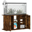 akvariebord 101x41x58 cm konstrueret træ røget egetræsfarve