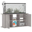 akvariebord 121x41x58 cm konstrueret træ grå sonoma-eg