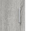 akvariebord 121x41x58 cm konstrueret træ grå sonoma-eg