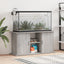 akvariebord 121x41x58 cm konstrueret træ grå sonoma-eg