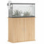 akvariestativ Sonoma eg 81x36x73 cm konstrueret træ