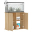 akvariestativ Sonoma eg 81x36x73 cm konstrueret træ