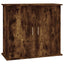 akvariebord 81x36x73 cm konstrueret træ røget egetræsfarve
