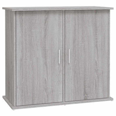 akvariebord 81x36x73 cm konstrueret træ grå sonoma-eg