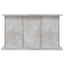 akvariestativ betongrå 101x41x58 cm konstrueret træ