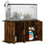 akvariebord 101x41x58 cm konstrueret træ røget egetræsfarve
