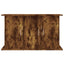 akvariebord 101x41x58 cm konstrueret træ røget egetræsfarve
