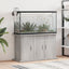 akvariebord 101x41x58 cm konstrueret træ grå sonoma-eg