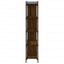 bogreol 76x32x158 cm 5 hylder konstrueret træ brunt eg