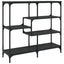 konsolbord 103x32x95 cm konstrueret træ sort