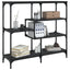 konsolbord 103x32x95 cm konstrueret træ sort