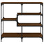 konsolbord 103x32x95 cm konstrueret træ brun egetræsfarve