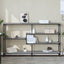 konsolbord 160x32x95 cm konstrueret træ grå sonoma-eg
