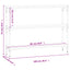 konsolbord 100x22,5x75 cm konstrueret træ sonoma-eg