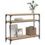 konsolbord 100x29x75 cm konstrueret træ sonoma-eg
