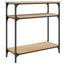 konsolbord 75x29x75 cm konstrueret træ sonoma-eg