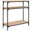 konsolbord 75x29x75 cm konstrueret træ sonoma-eg
