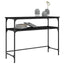 konsolbord 100x35,5x75 cm konstrueret træ sort