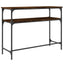 konsolbord 100x35,5x75 cm konstrueret træ røget egetræsfarve