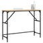 konsolbord 100x32x75 cm konstrueret træ sonoma-eg