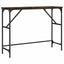 konsolbord 100x32x75 cm konstrueret træ røget egetræsfarve
