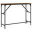 konsolbord 100x32x75 cm konstrueret træ røget egetræsfarve