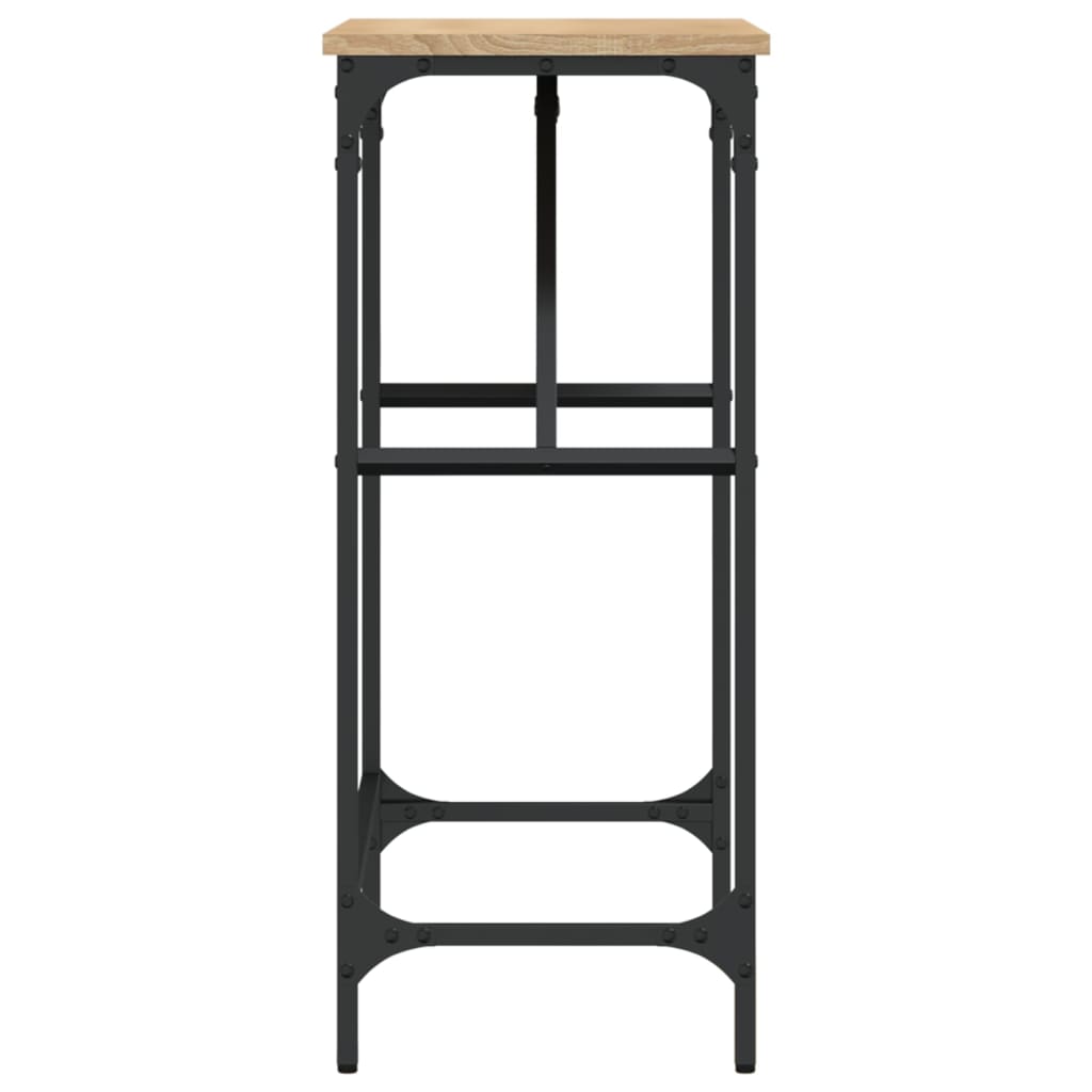 konsolbord 75x32x75 cm konstrueret træ sonoma-eg