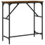 konsolbord 75x32x75 cm konstrueret træ røget egetræsfarve