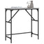 konsolbord 75x32x75 cm konstrueret træ grå sonoma-eg
