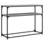 konsolbord 100x35,5x75 cm konstrueret træ grå sonoma-eg