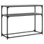 konsolbord 100x35,5x75 cm konstrueret træ grå sonoma-eg