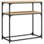 konsolbord 75x35,5x75 cm konstrueret træ sonoma-eg