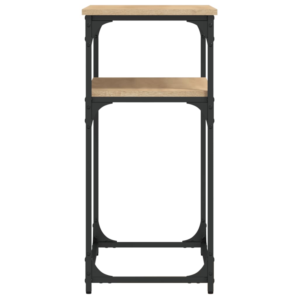 konsolbord 75x35,5x75 cm konstrueret træ sonoma-eg