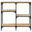 konsolbord Sonoma eg 80x29x75 cm konstrueret træ