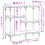 konsolbord Sonoma eg 80x29x75 cm konstrueret træ