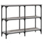 konsolbord 100x29x75 cm konstrueret træ grå sonoma-eg