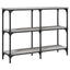 konsolbord 100x29x75 cm konstrueret træ grå sonoma-eg